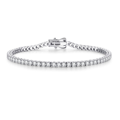 【#43】（Galaxy）925 Sterling Silver Moissanite bracelet