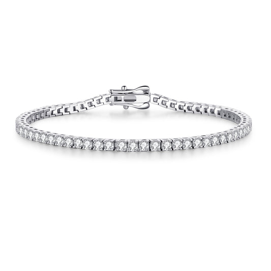 【#43】（Galaxy）925 Sterling Silver Moissanite bracelet