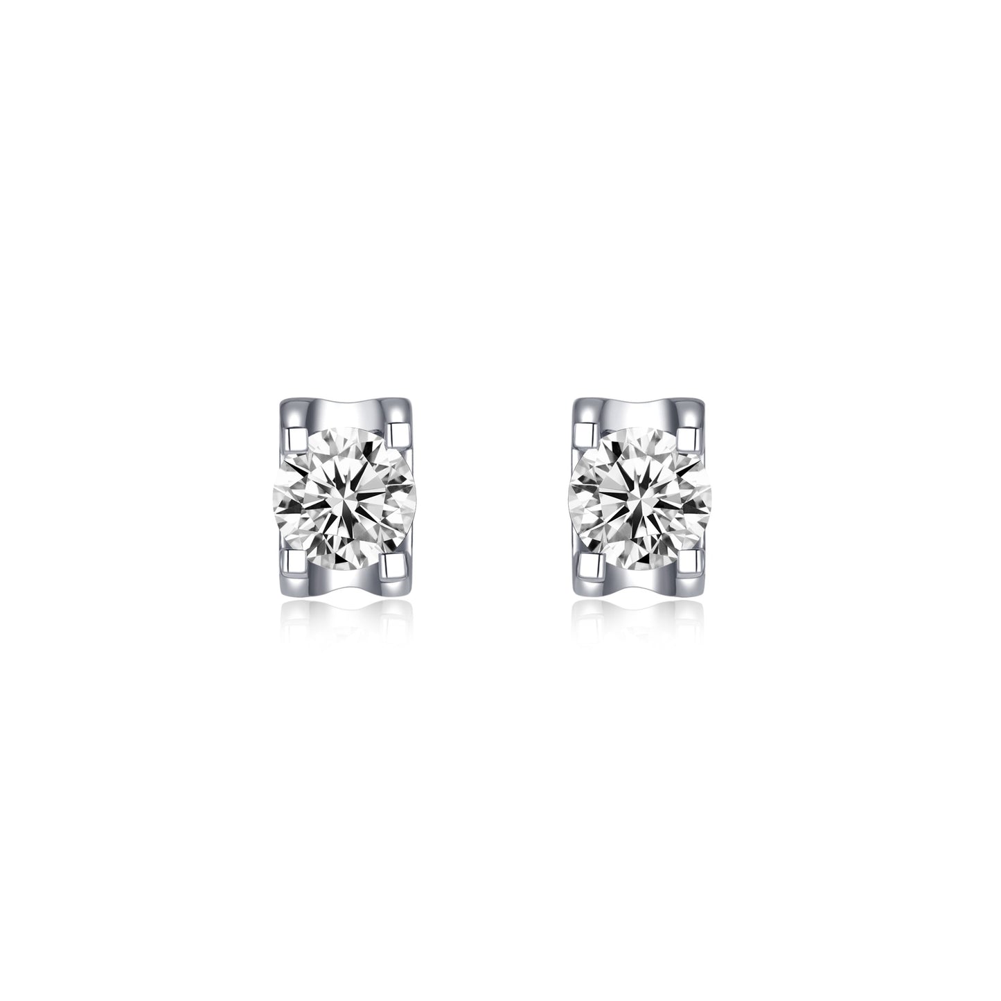 【#33】(Vien earrings)925 Sterling Silver Moissanite rings