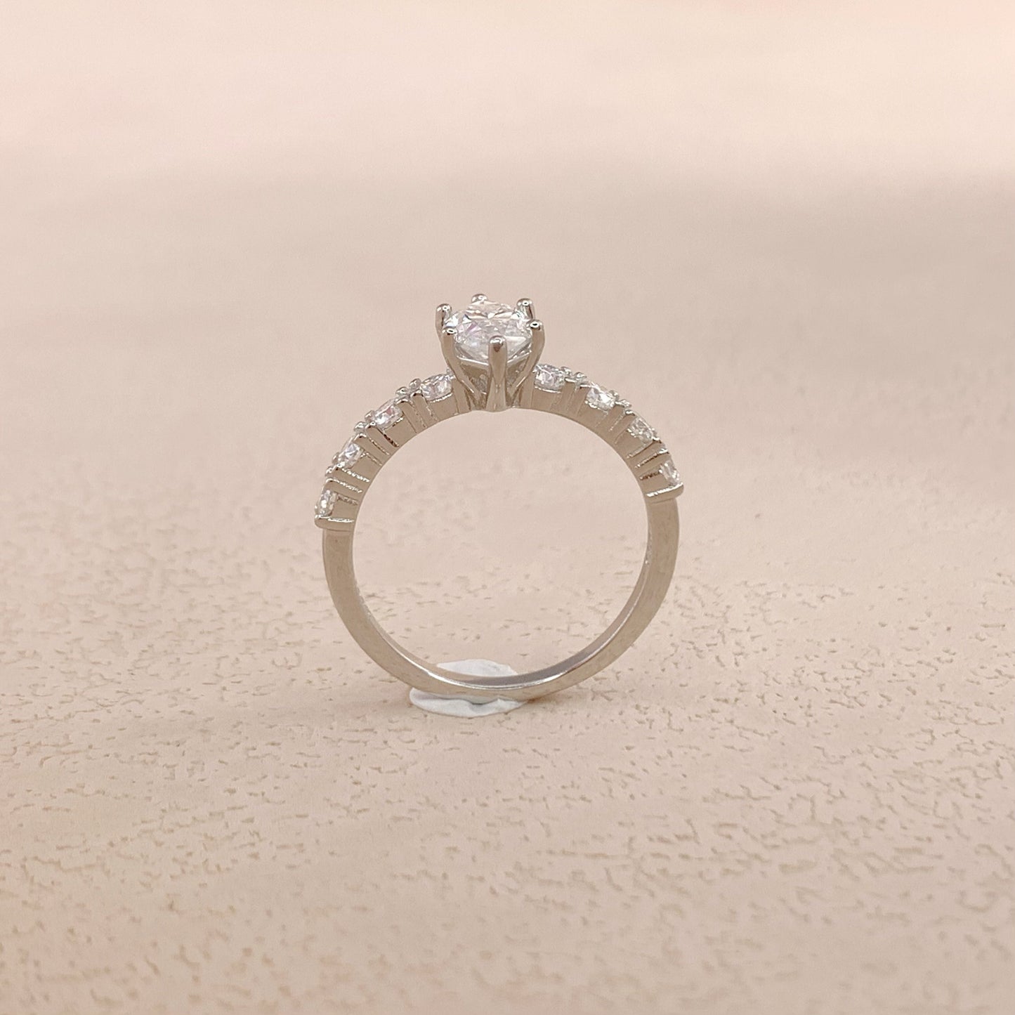 【#06】（Elsa）925 Sterling Silver Moissanite rings