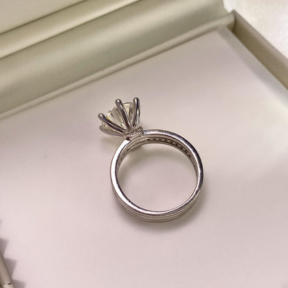 【#15】（Wish）925 Sterling Silver Moissanite rings