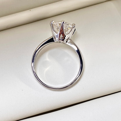 【#10】（ROSE）925 Sterling Silver Moissanite rings