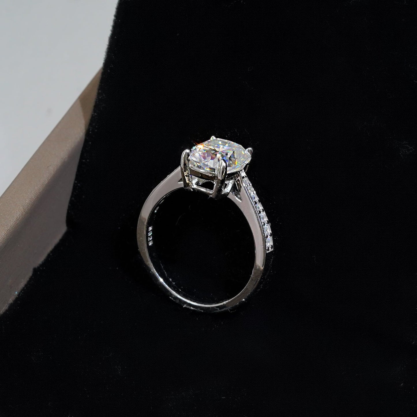 【#58】(Jodie)925 Sterling Silver Moissanite rings