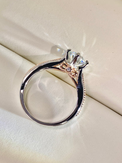 【#37】(Lover)925 Sterling Silver Moissanite rings