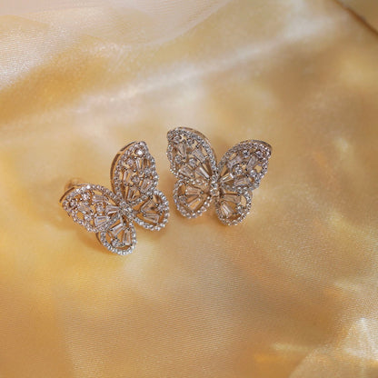 【#55】（Thousand dreams）925 Sterling Silver zircon  earrings