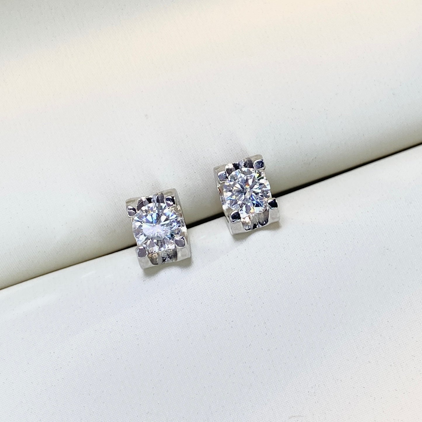 【#33】(Vien earrings)925 Sterling Silver Moissanite rings